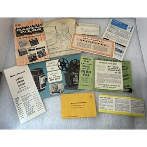 Vintage Bell & Howell Insert Print Advertisement Lot